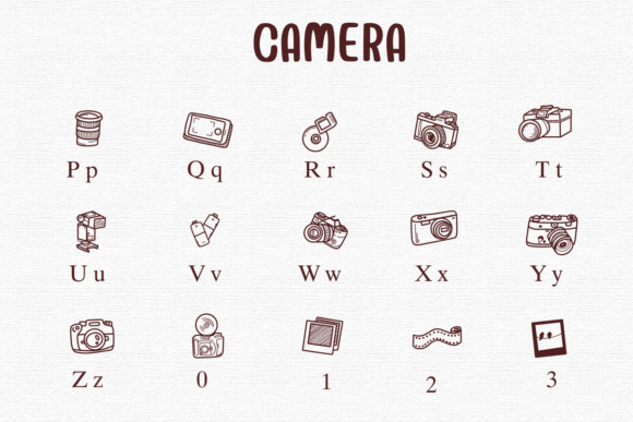 Thumbnail 3 of Camera Font