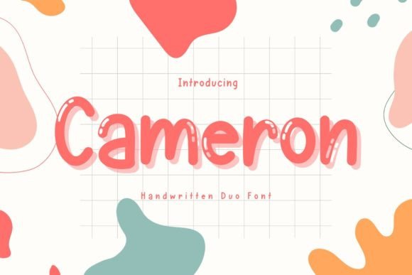 Preview of Cameron Font