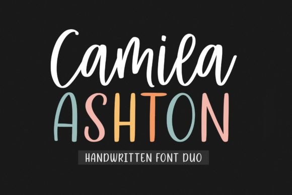 Preview of Camila Ashton Font
