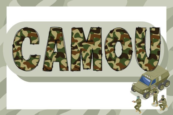 Preview of Camou Font