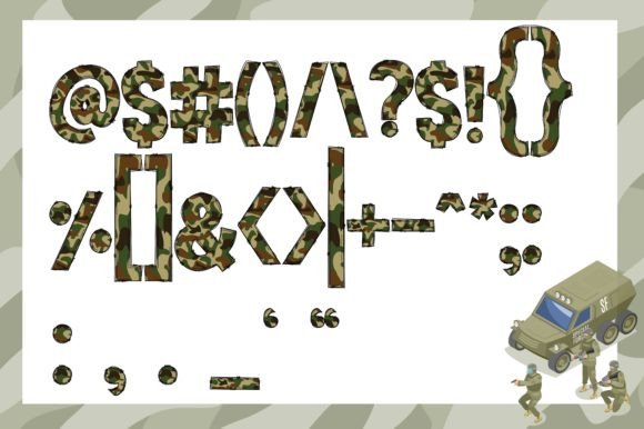 Thumbnail 4 of Camou Font