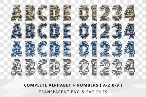 Thumbnail 3 of Camouflage Font