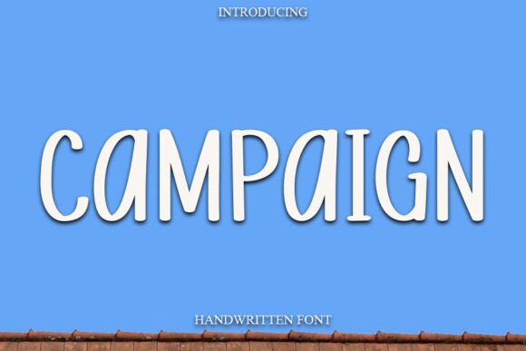 Preview of Campaign Font