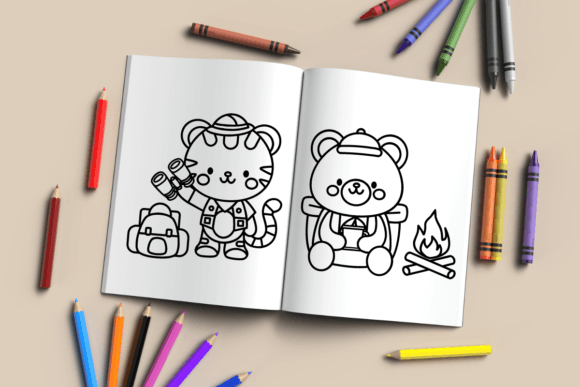 Thumbnail 4 of Camping Doodle Font