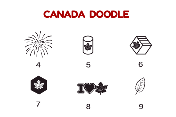 Thumbnail 4 of Canada Doodle Font