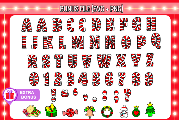 Thumbnail 3 of Candy Cane Font