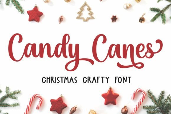 Preview of Candy Canes Font