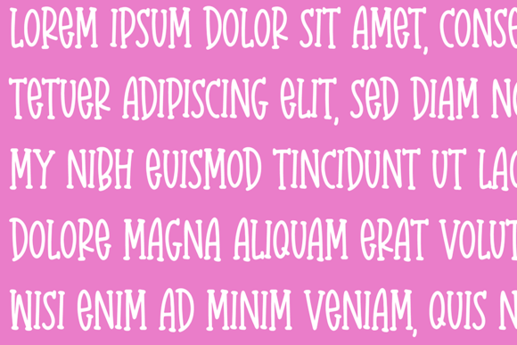 Thumbnail 3 of Candy Dreams Font