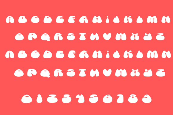 Thumbnail 2 of Candy Heart Font