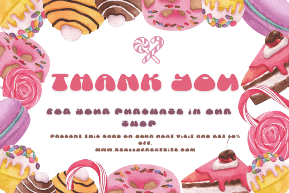 Thumbnail 4 of Candy Heart Font