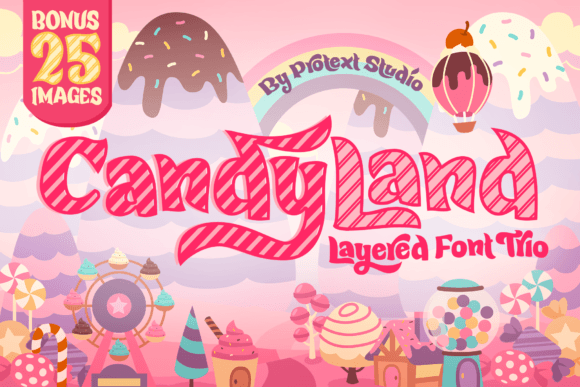 Preview of Candy Land Font