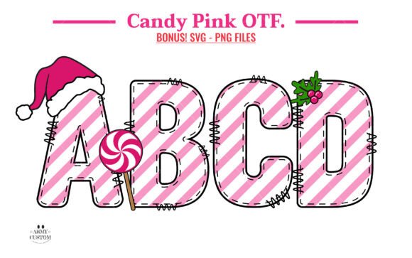 Preview of Candy Pink Font