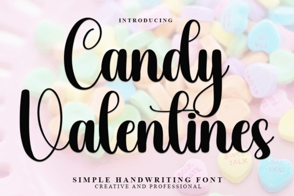 Preview of Candy Valentines Font