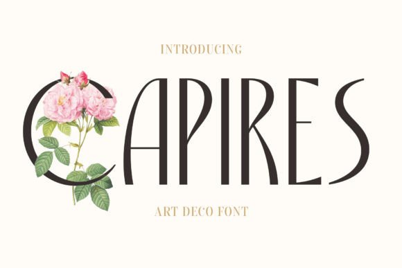 Preview of Capires Font