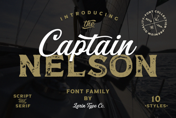 Preview of Captain Nelson Font