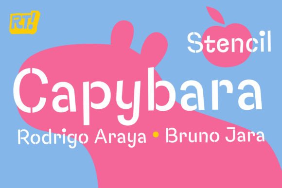 Preview of Capybara Stencil Font