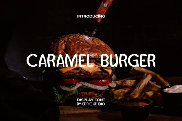 Preview of Caramel Burger Font