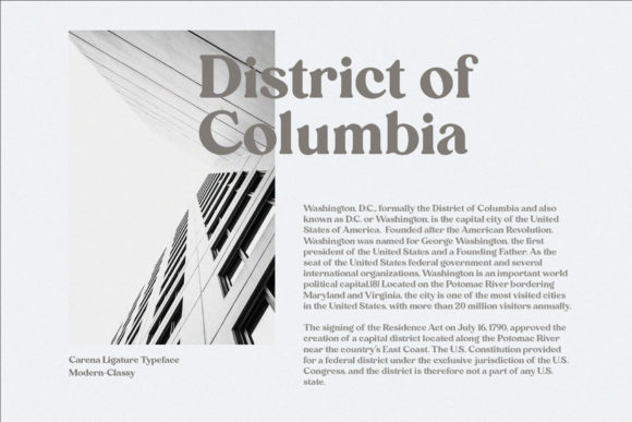Thumbnail 4 of Carena Font