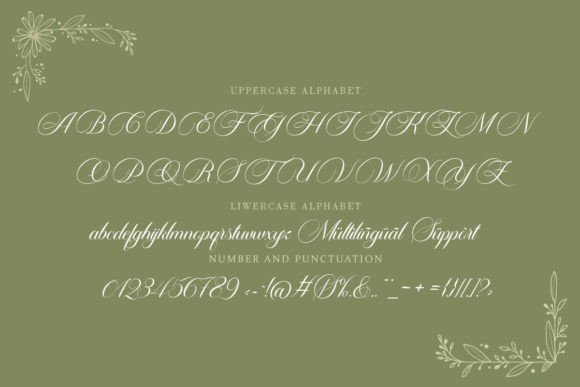 Thumbnail 2 of Carista Calligraphy Font