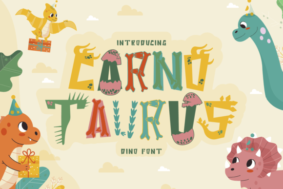 Preview of Carnotaurus Font