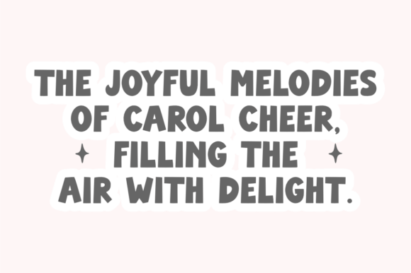 Thumbnail 3 of Carol Cheers Font
