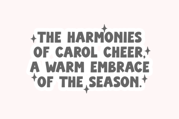 Thumbnail 4 of Carol Cheers Font