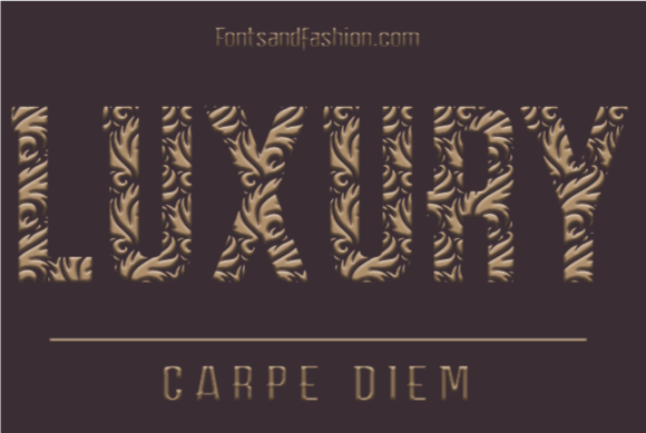 Thumbnail 2 of Carpe Diem Luxury Font