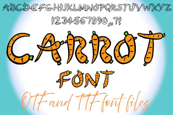 Preview of Carrot Font