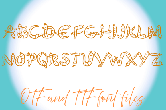 Thumbnail 2 of Carrot Font
