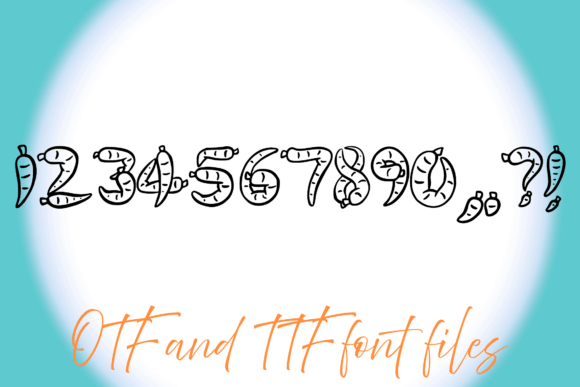 Thumbnail 3 of Carrot Font