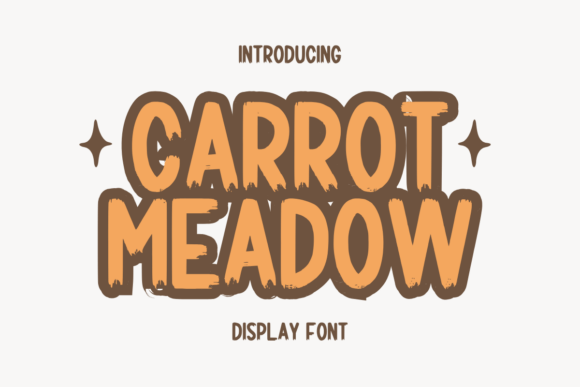 Preview of Carrot Meadow Font