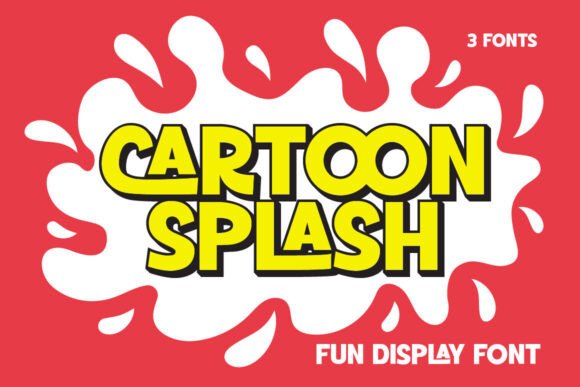 Preview of Cartoon Splash Font