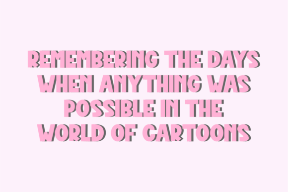 Thumbnail 4 of Cartoon Vibes Font