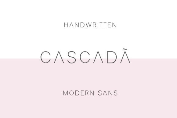 Preview of Cascada Font