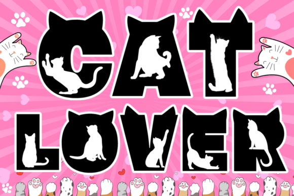 Preview of Cat Lover Font