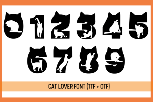 Thumbnail 3 of Cat Lover Font