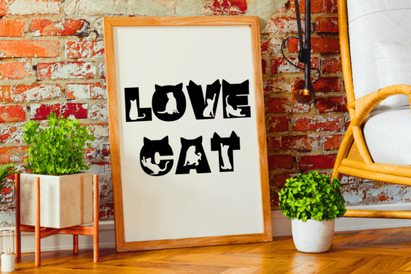 Thumbnail 4 of Cat Lover Font