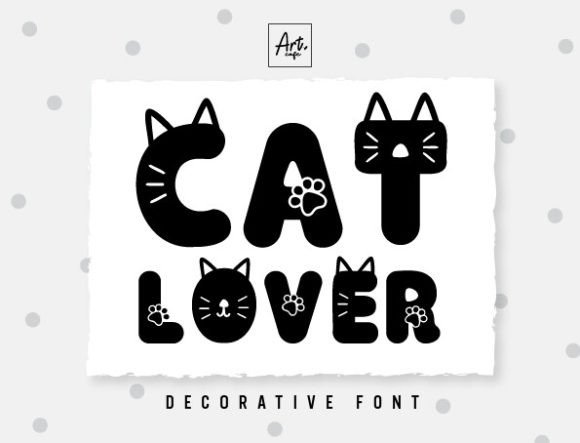 Preview of Cat Lover Font