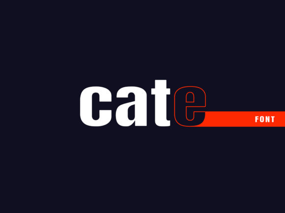 Preview of Cate Font