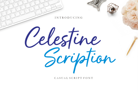 Preview of Celestine Scription Font