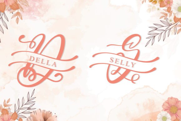 Thumbnail 2 of Cella Monogram Font