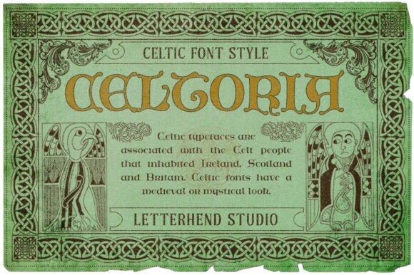 Preview of Celtoria Font