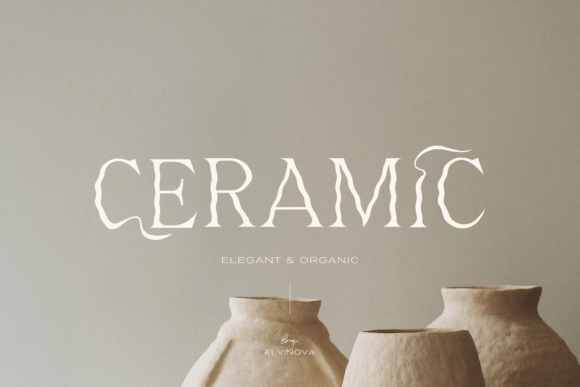Preview of Ceramic Font