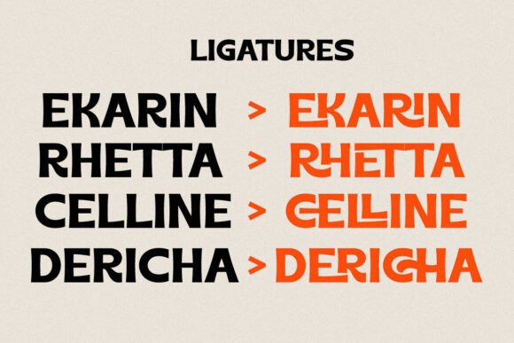 Thumbnail 4 of Chales Rientta Font