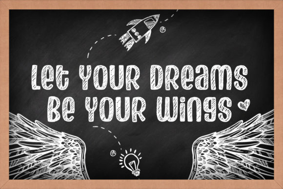 Thumbnail 2 of Chalk Dream Font