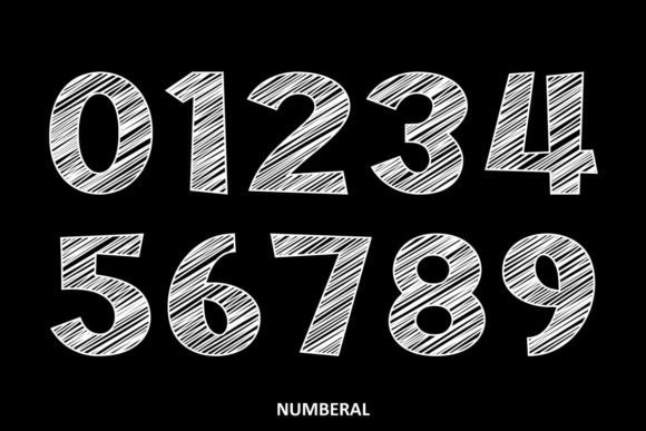 Thumbnail 3 of Chalk Handwriting Font