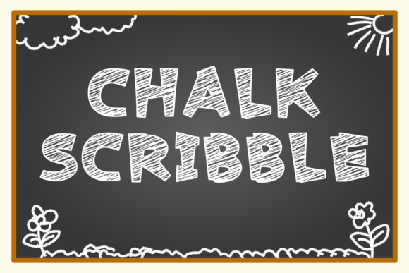 Preview of Chalk Scribble Font