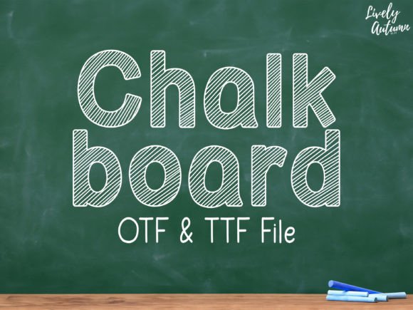 Main preview of Chalkboard Font