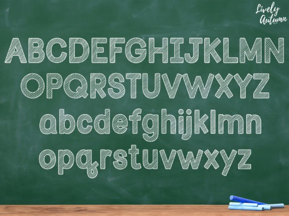 Thumbnail 2 of Chalkboard Font