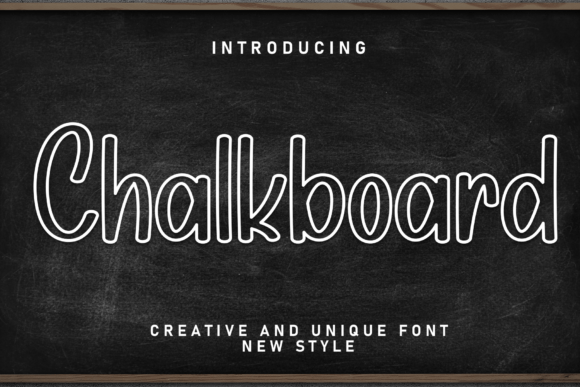 Main preview of Chalkboard Font